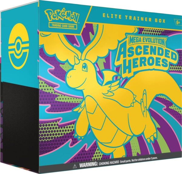 pokémon tcg: mega evolution-ascended heroes pokémon center elite trainer box